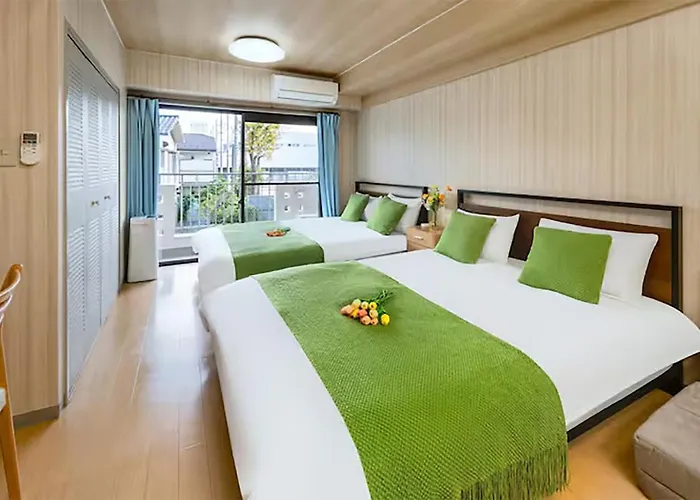 Room 204 Nishi-Shinjuku Gochome 9 Minutes Walk 40 Square Meters Sleeps Up To 6 People
